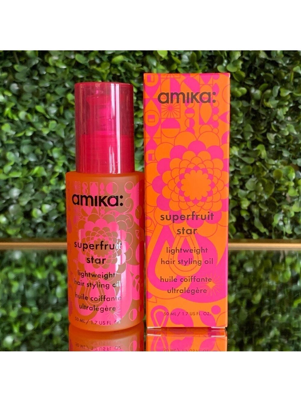 amika Superfruit Star Lightweight Hair Styling Oil | NEW | Full Size